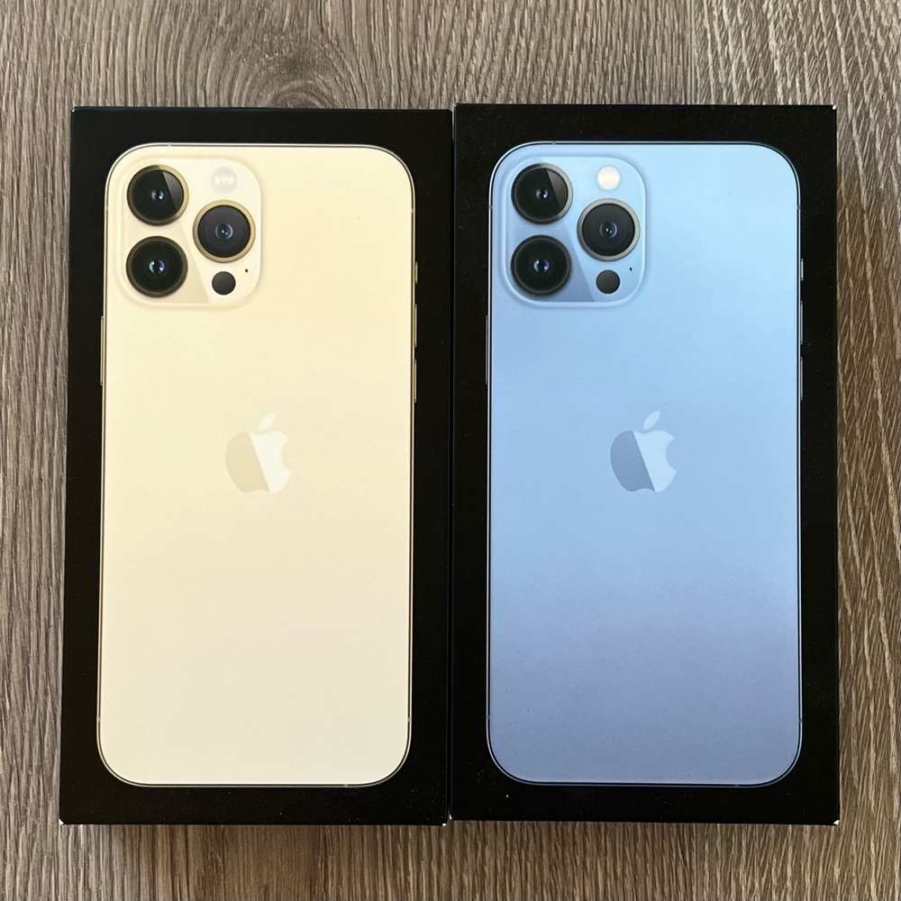iPhone Empty Boxes 13 Pro Max